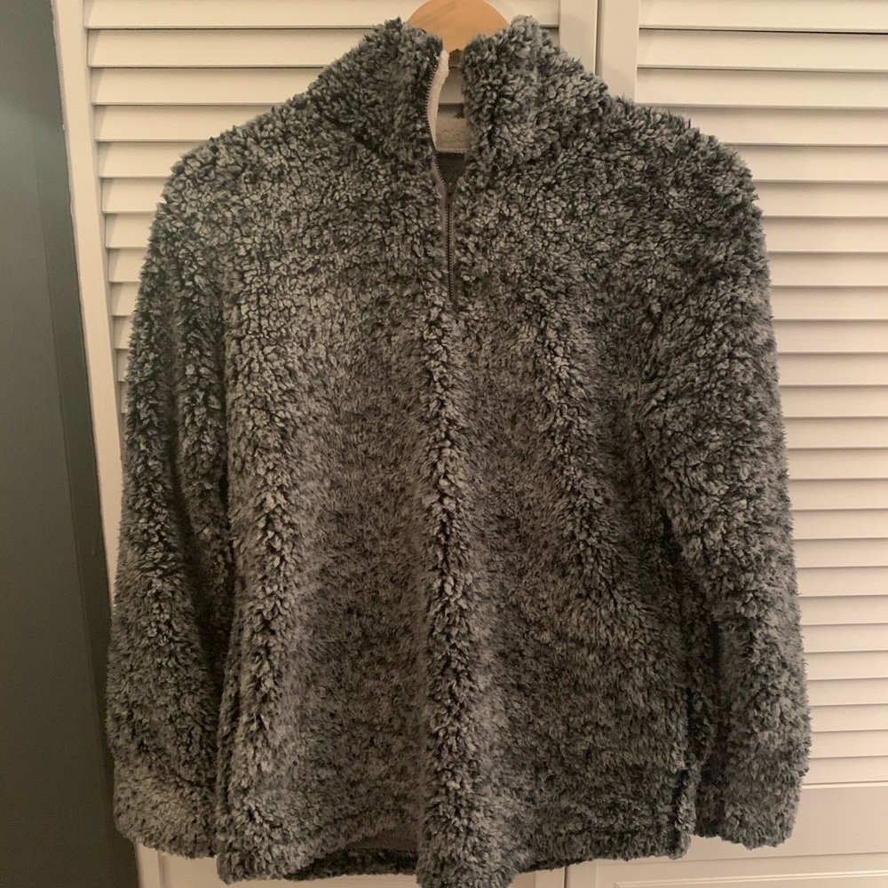 Women’s ZESICA Long Sleeve Zipper Sherpa Fleece